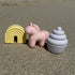 Ali+Oli - Ali+Oli Squirt Water Bath Toy Set (Unicorn Theme) Mold Free