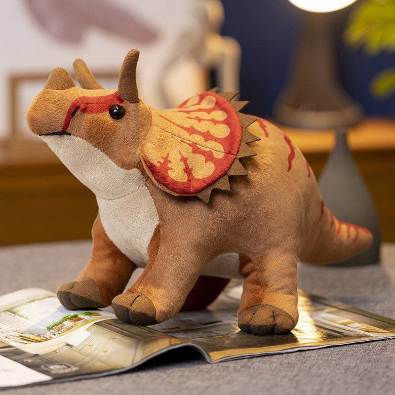 Cute Dinosaur Plush - Soft and Safe for Kids: Brown