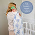 LollyBanks - Chinoiserie Baby Swaddle Blanket