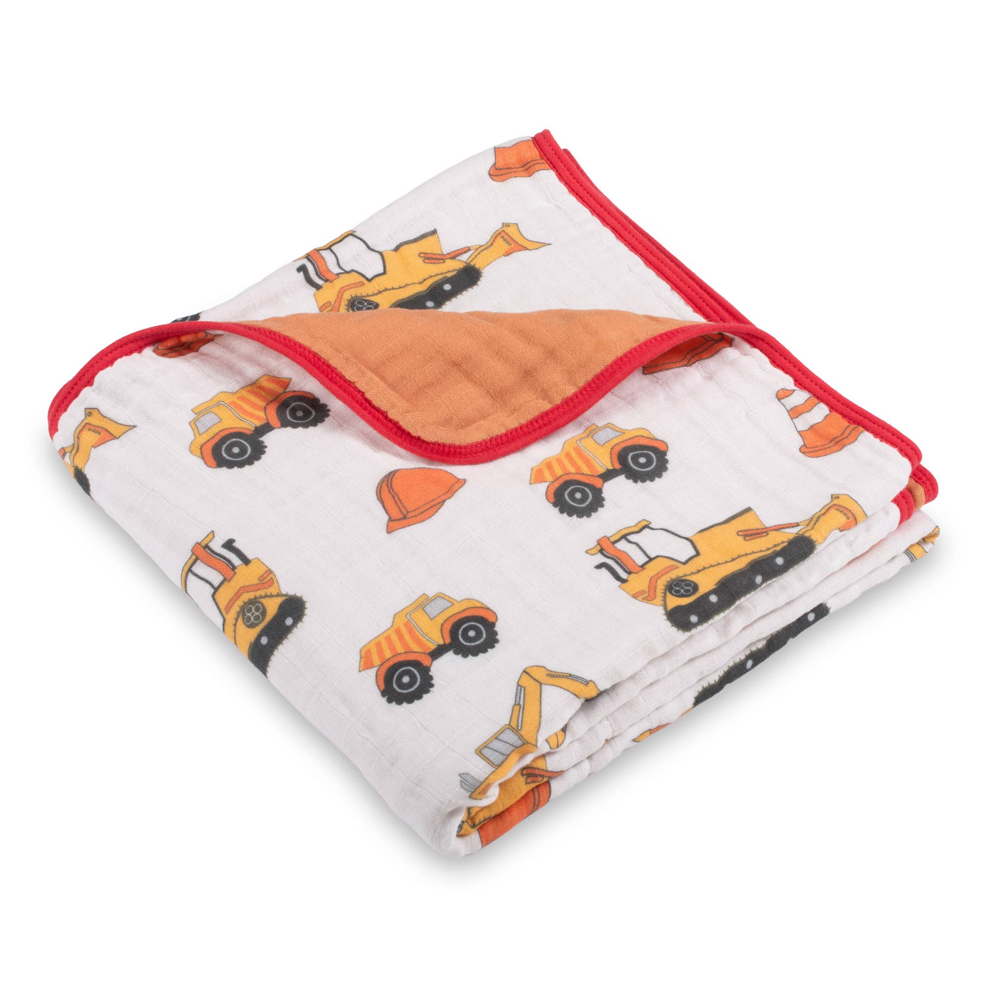 LollyBanks - Under Construction Baby Toddler 100% Cotton Muslin Blanket