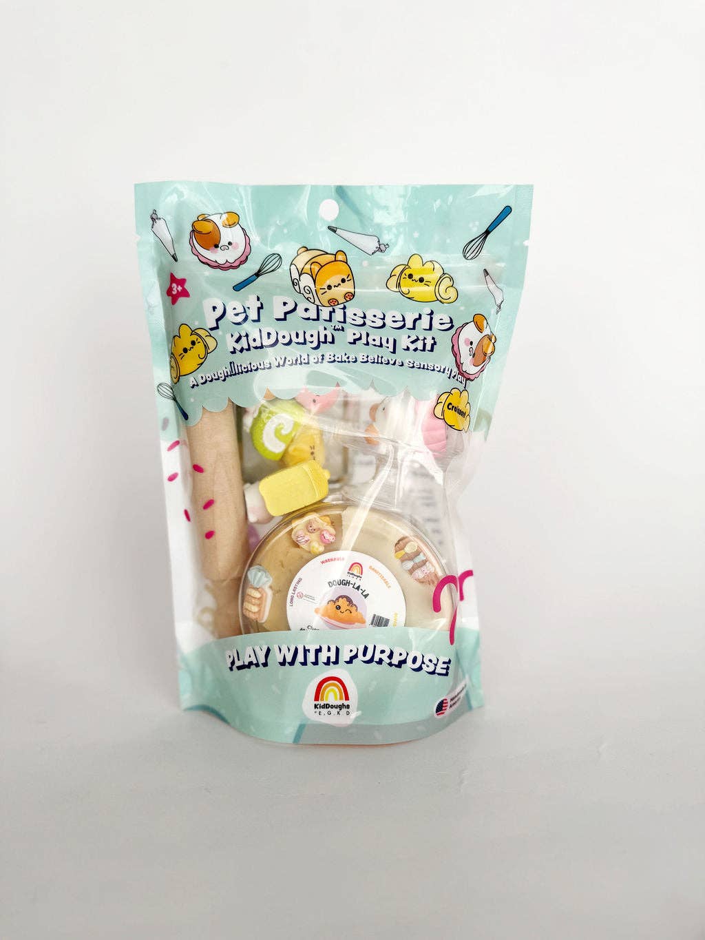 Earth Grown KidDoughs (KidDoughs by EGKD) - Pet Patisserie KidDough Play Kit