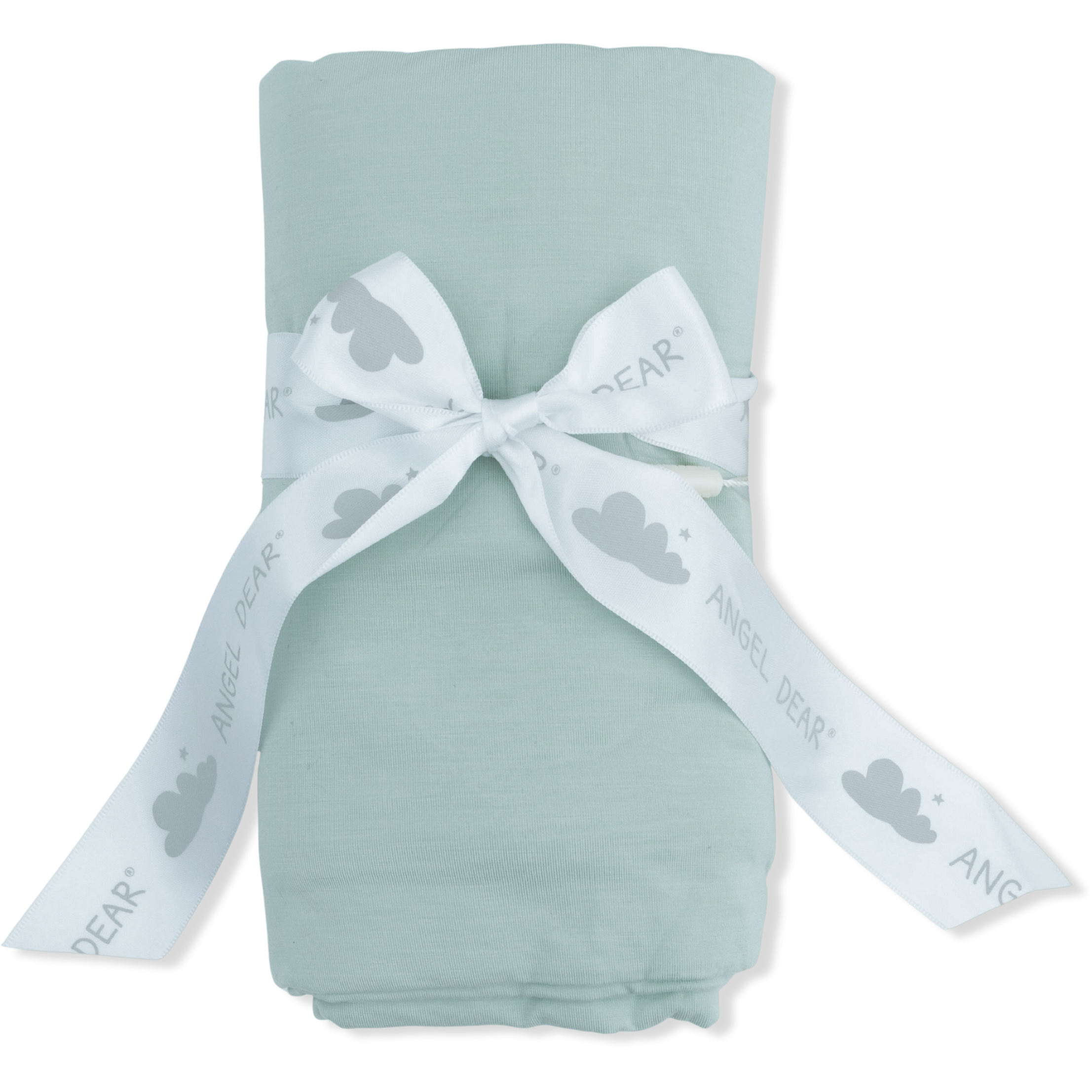 Angel Dear Solid Misty Blue Swaddle Blanket