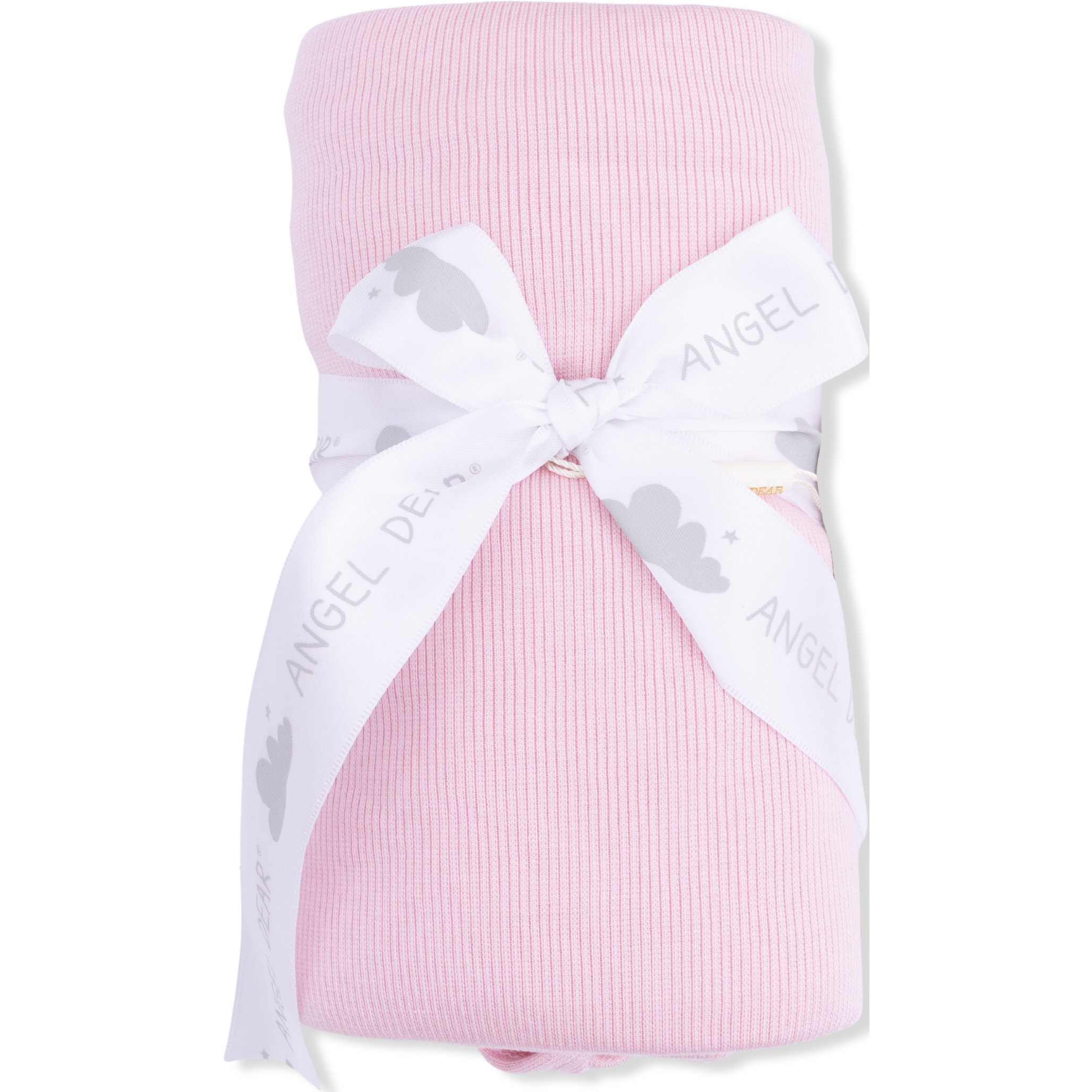 Angel Dear Solid Romance Rose Rib Swaddle Blanket