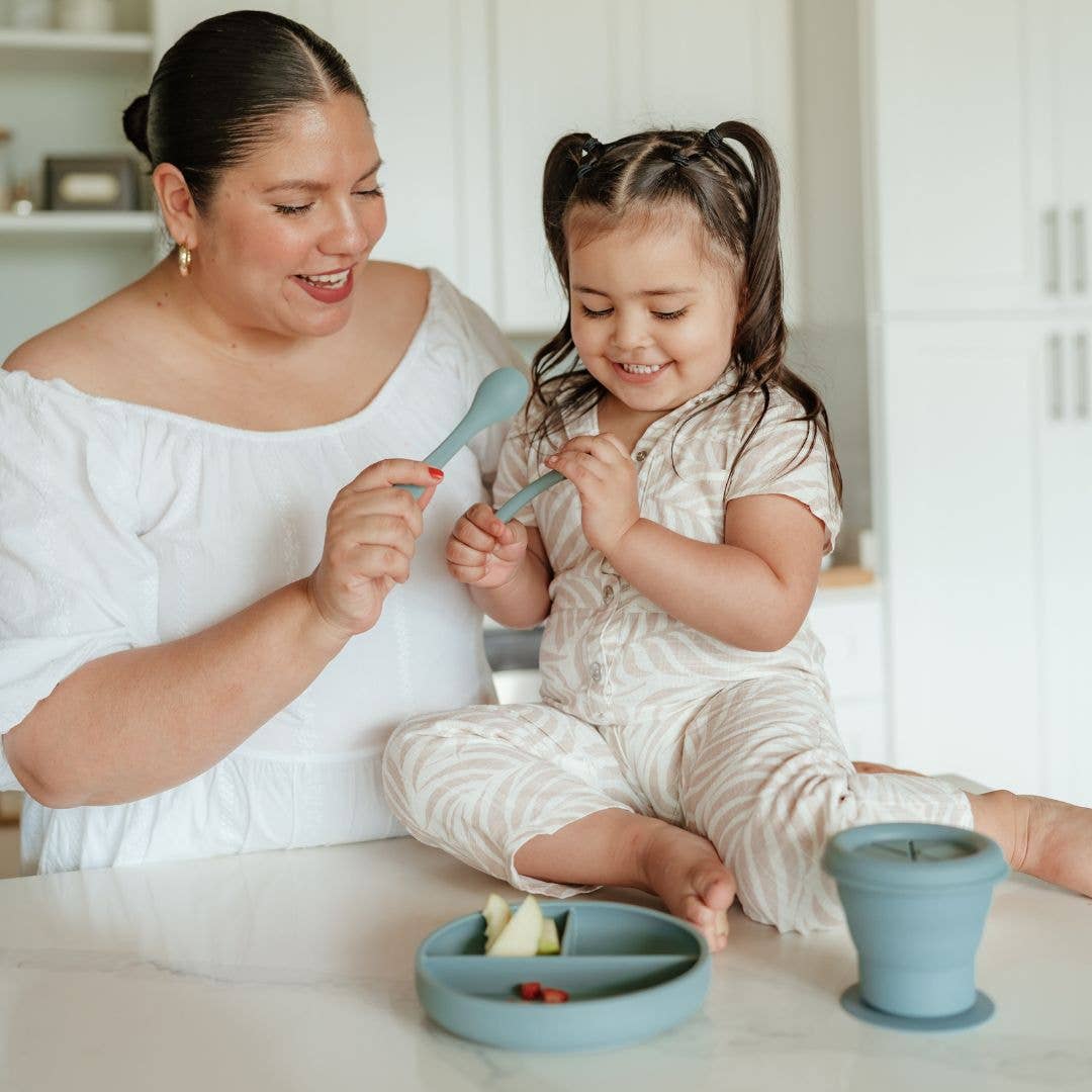 OB Designs - Silicone Tableware Set: Peach