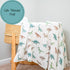 LollyBanks - Have A T-rexcellent Day Dinosaur Muslin Baby Swaddle Blanket