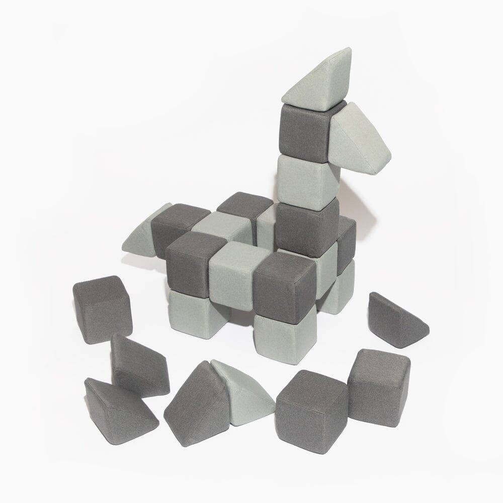 MagnetBlox™ Standard Set V2: Blue + gray