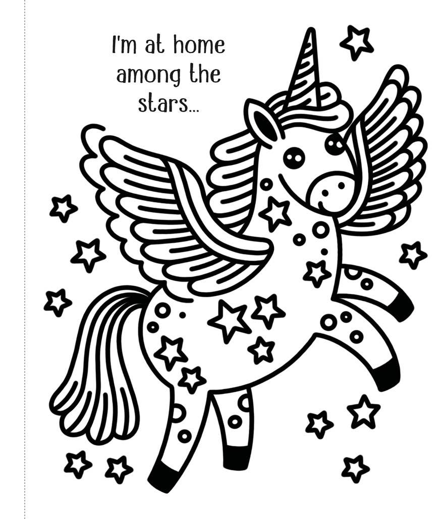 HarperCollins - First Magic Painting Cute Unicorns : Usborne