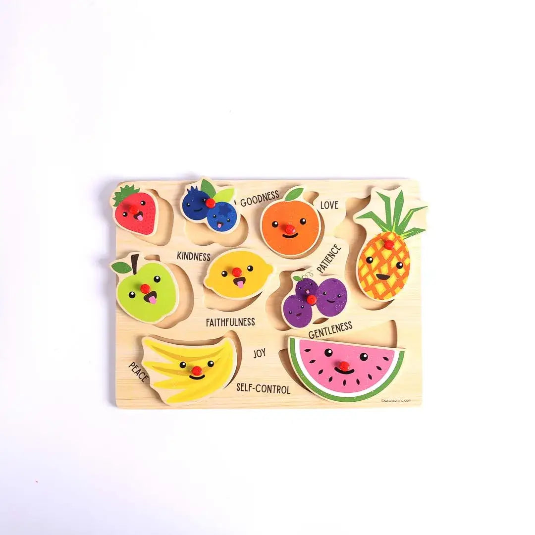 Swanson Christian Products - Fruit Of The Spirit - Peg Puzzle