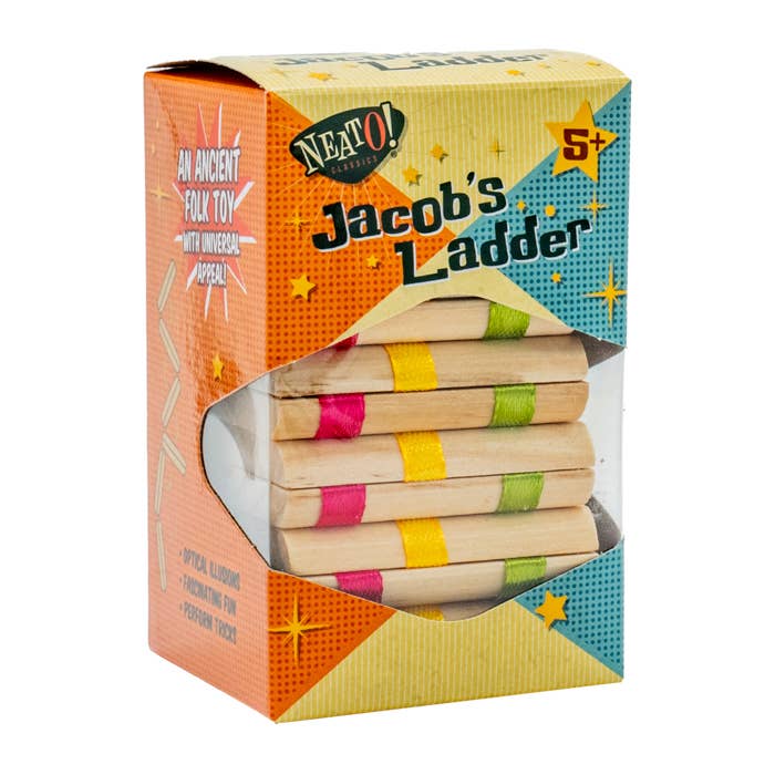 Toysmith - Neato! Classics Jacob's Ladder Retro Wooden Puzzle- Retro
