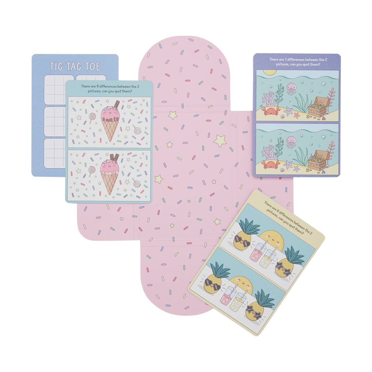 OOLY - Spot The Difference Activity Cards (Set of 24)