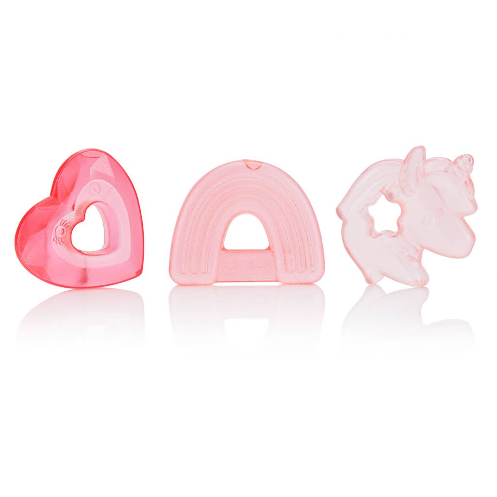 Cutie Coolers™ Water Filled Teethers (3-pack): Dino