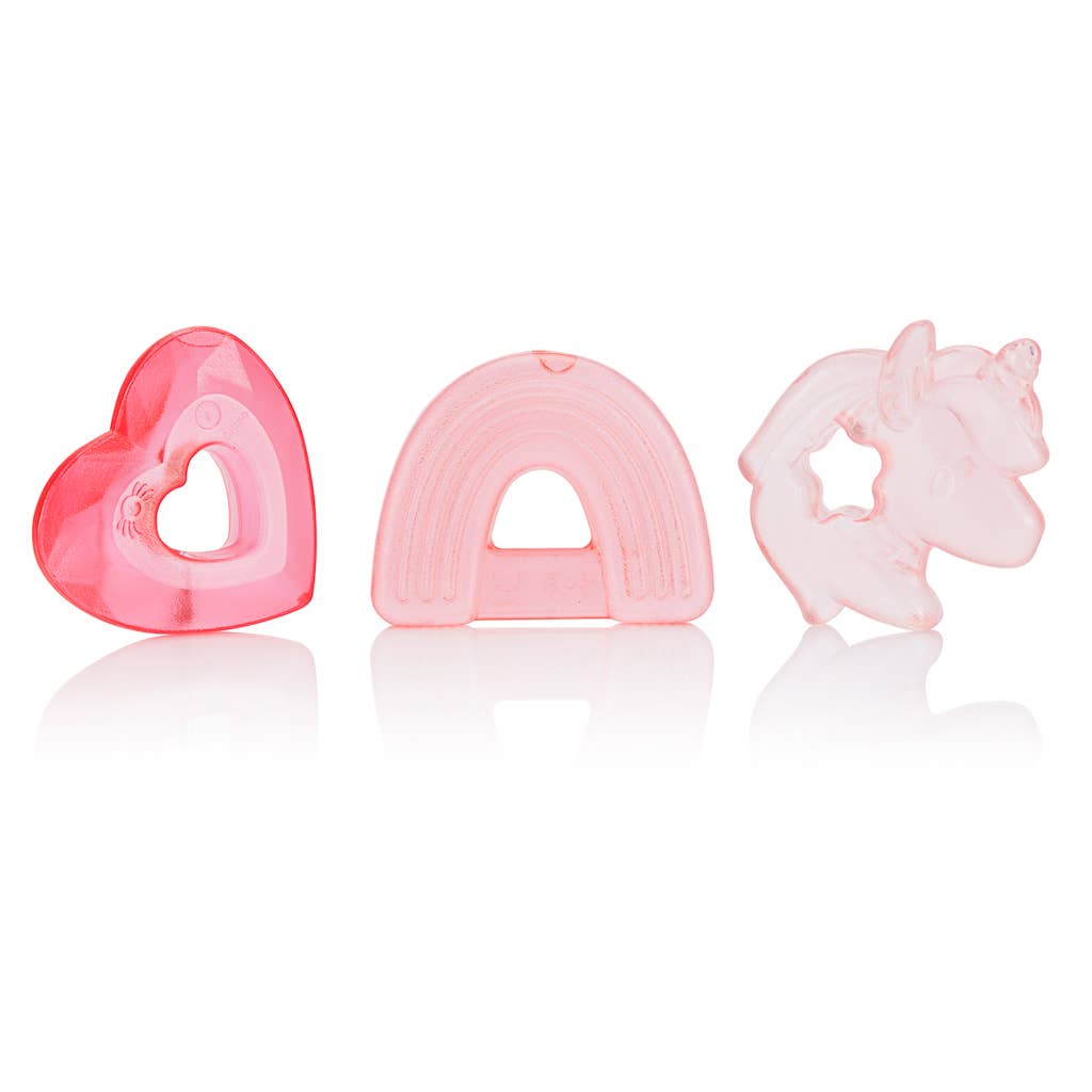 Cutie Coolers™ Water Filled Teethers (3-pack): Seaside