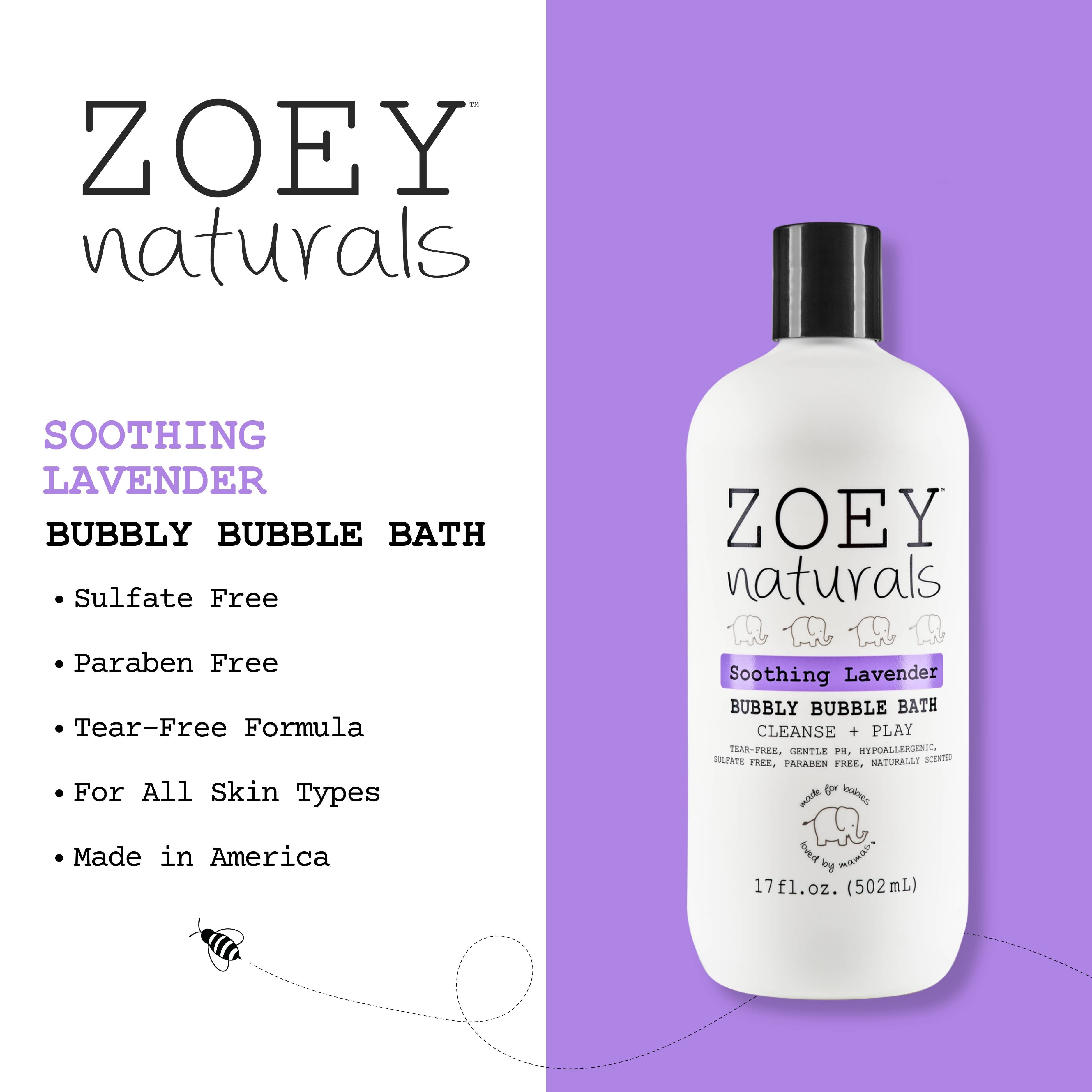 Zoey Naturals - Soothing Lavender Bubbly Bubble Bath