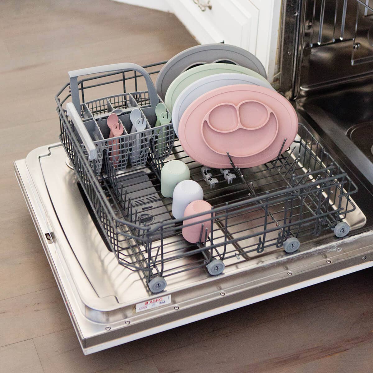 ezpz - Mini Utensils (Toddler 12+ months): Blush