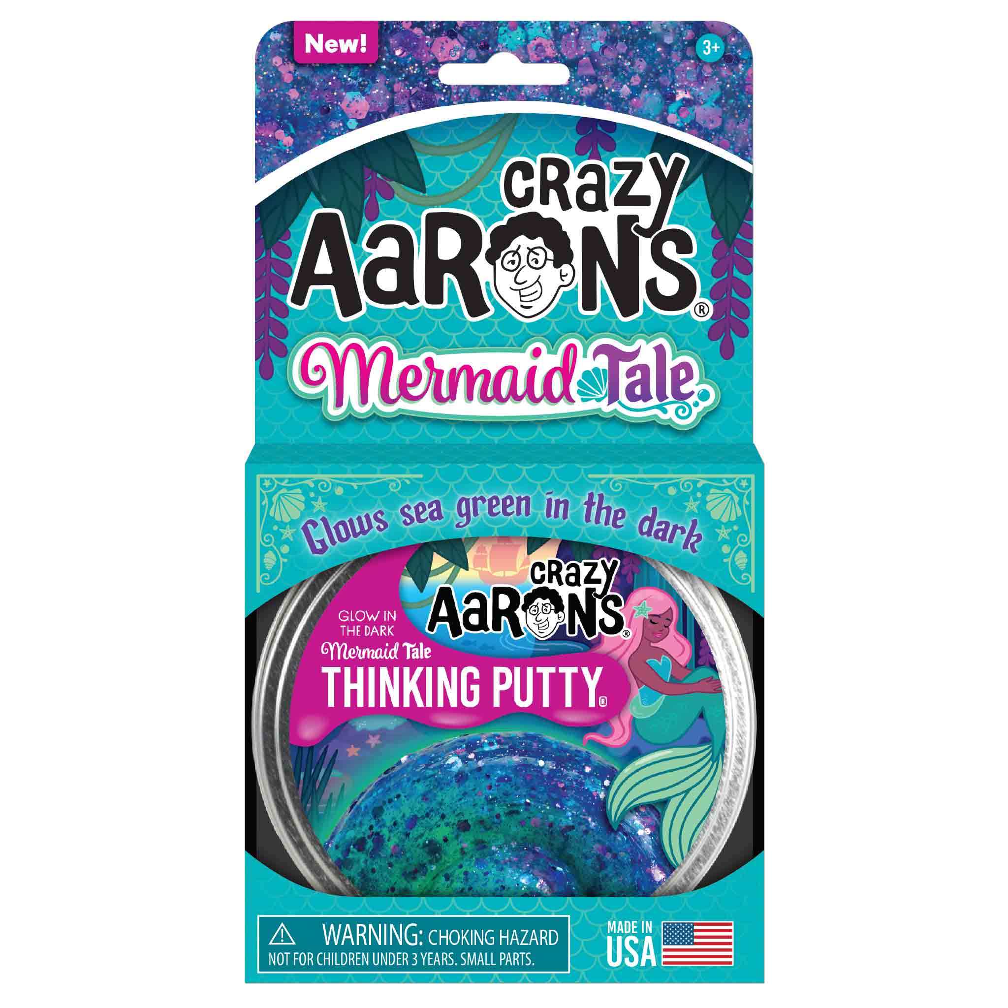 Thinking Putty 3.2 oz Tin - Mermaid Tale