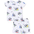 Angel Dear Soccer Balls Playing Soccer  Blue Loungewear Short Set