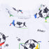 Angel Dear Soccer Balls Playing Soccer  Blue Loungewear Short Set