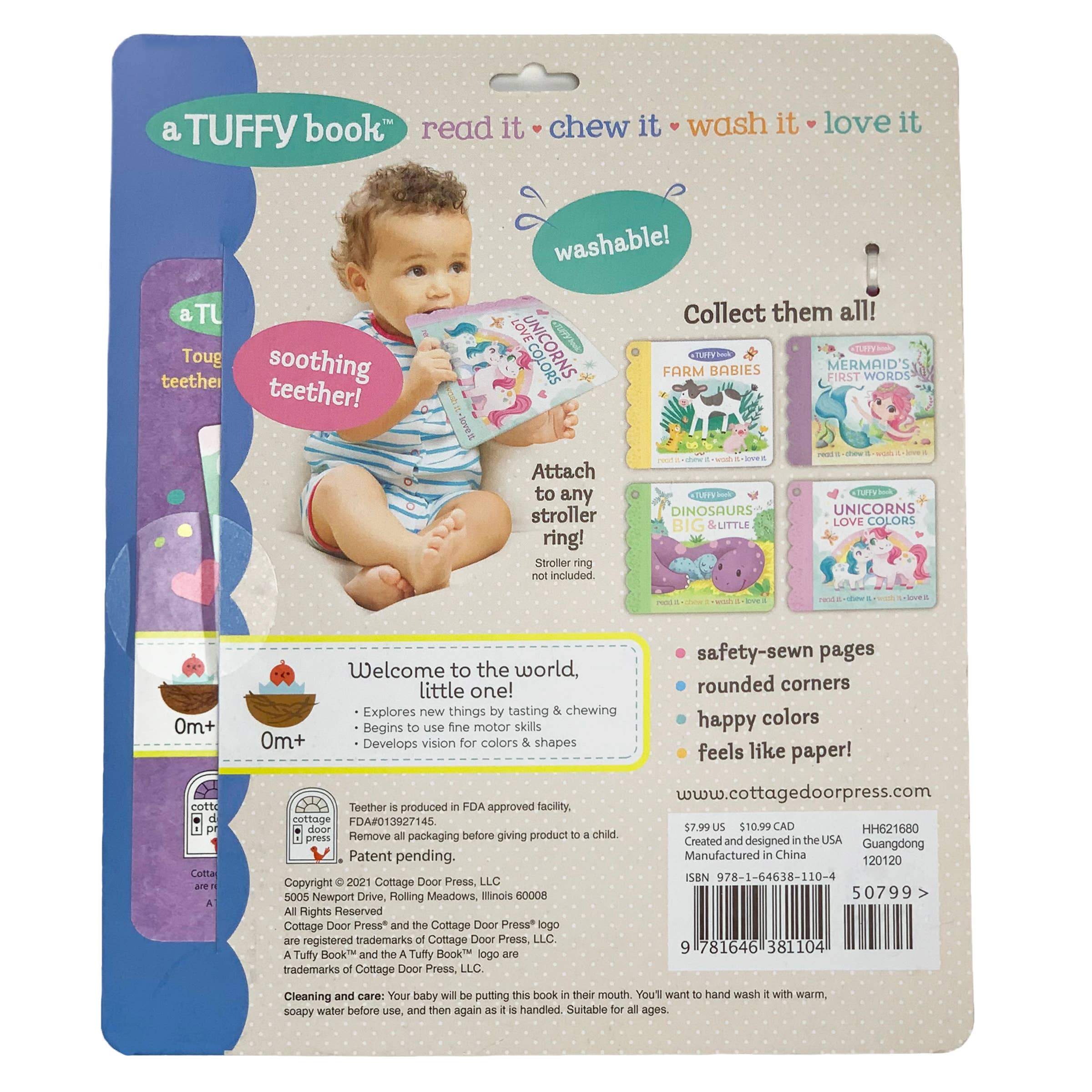 Unicorns Love Colors (Tuffy Teether Indestructible Book)