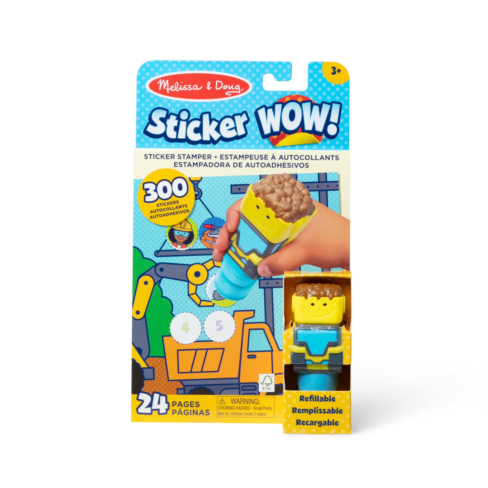 Sticker WOW! Activity Pad & Sticker Stamper - Bulldozer