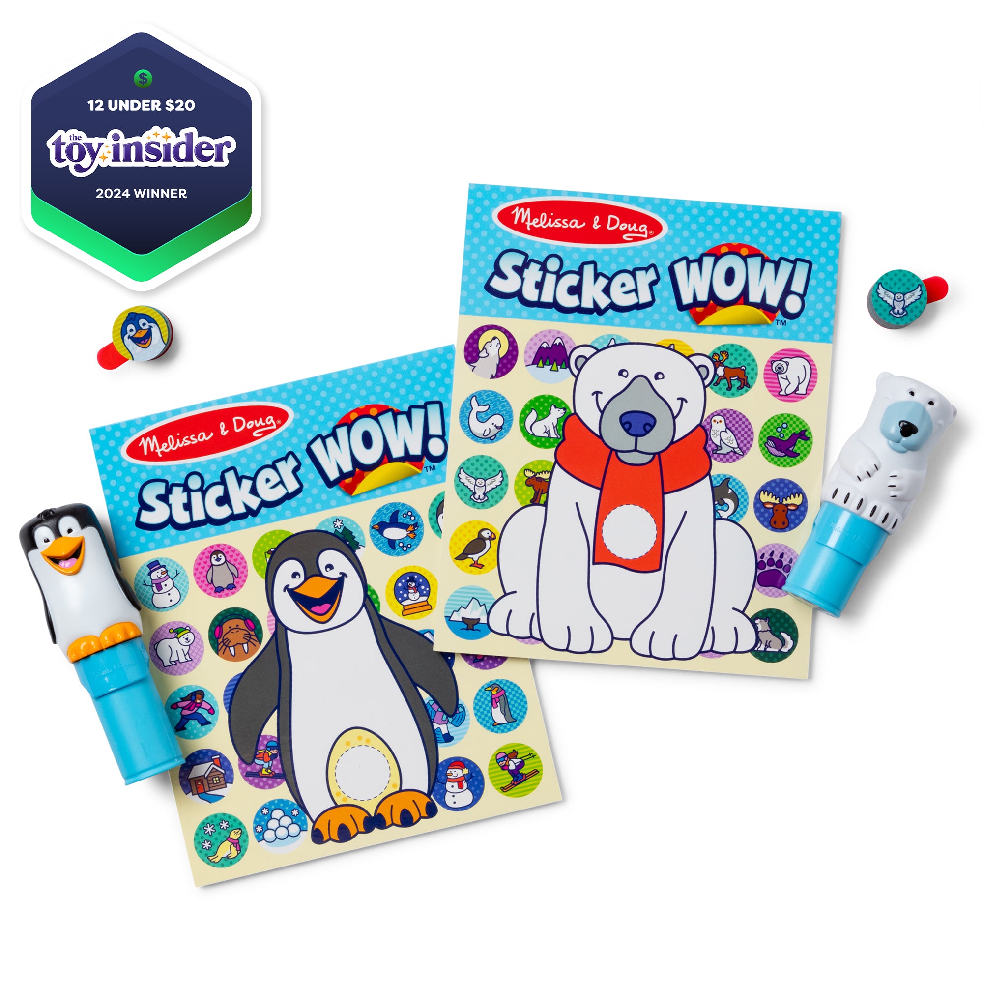 Sticker WOW! Activity Pad & Sticker Stamper Value Pack - Winter