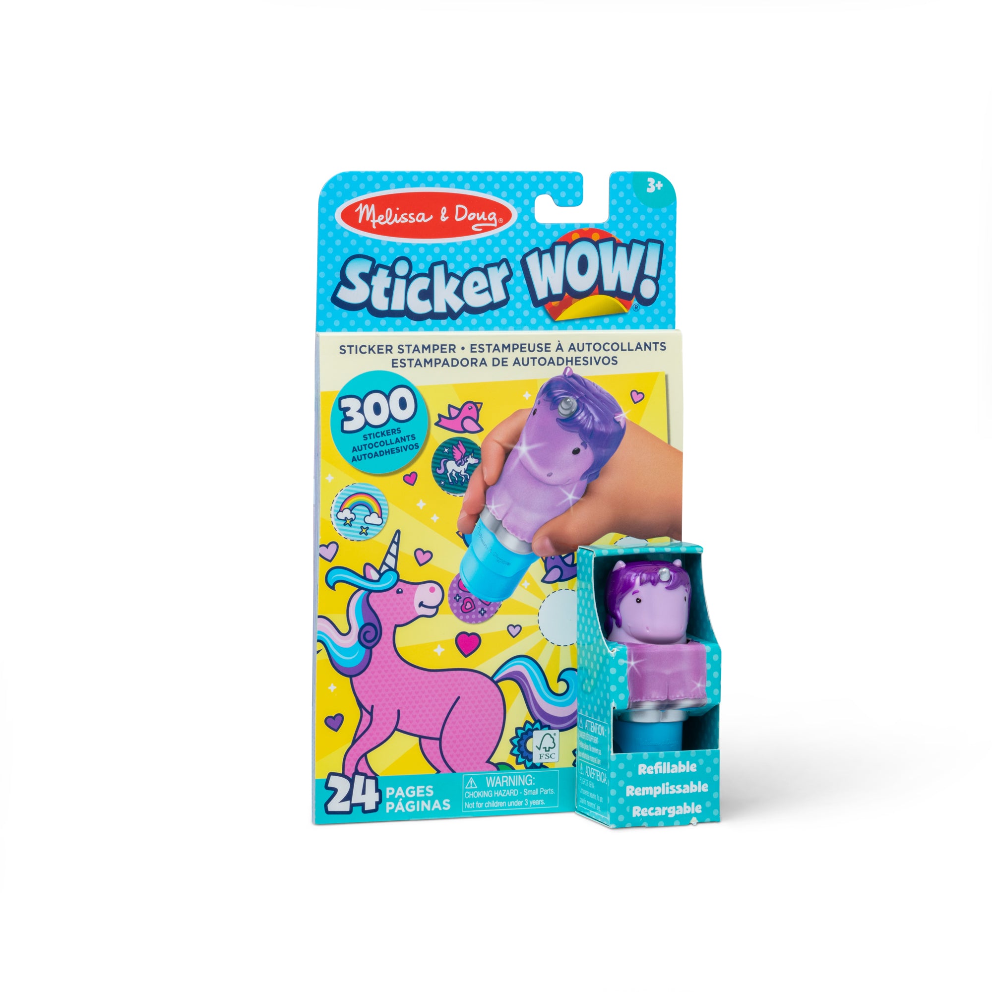 Sticker WOW! Activity Pad & Sticker Stamper - Purple Unicorn