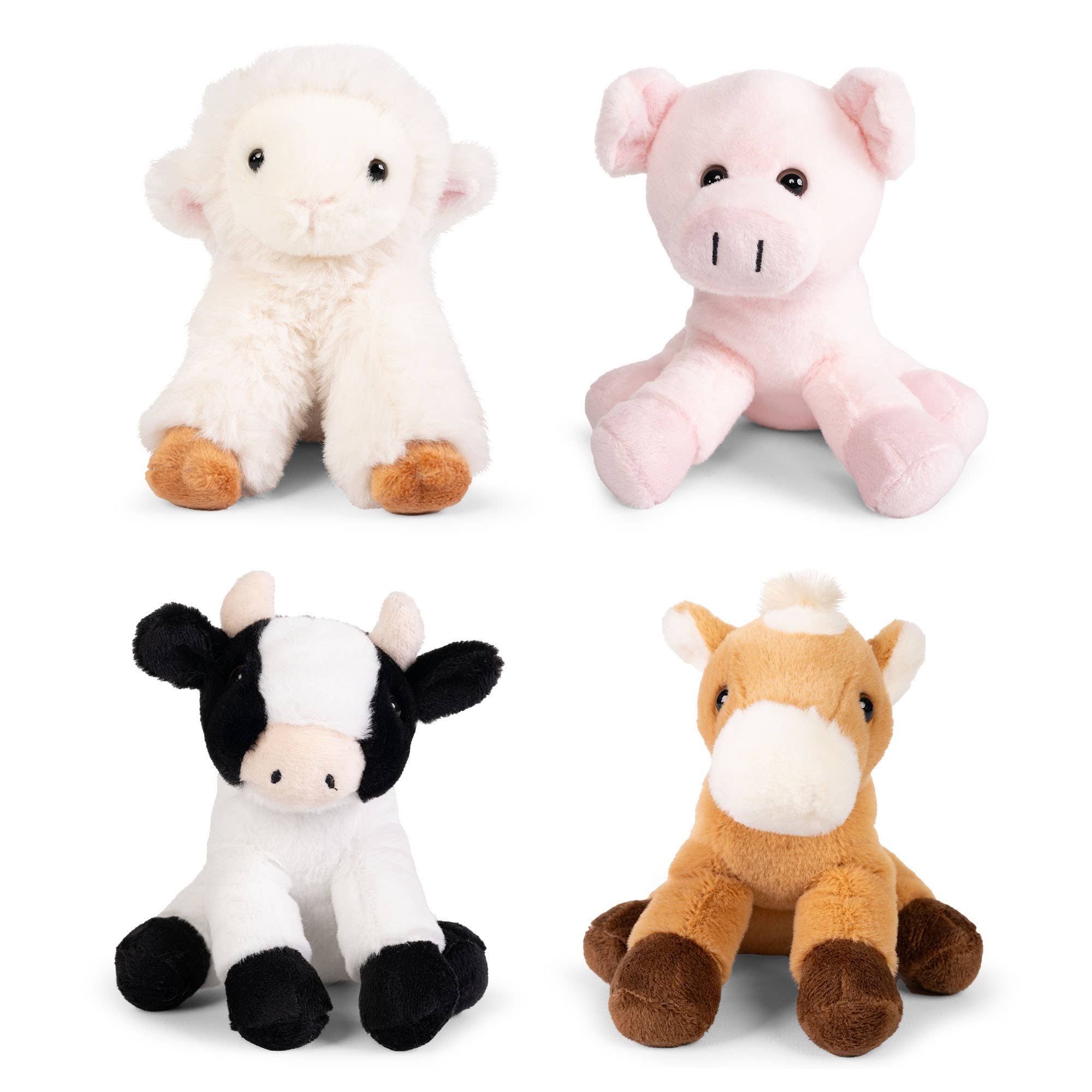 Little Living Nature Farm Animals Stuffed Animals- Assorted