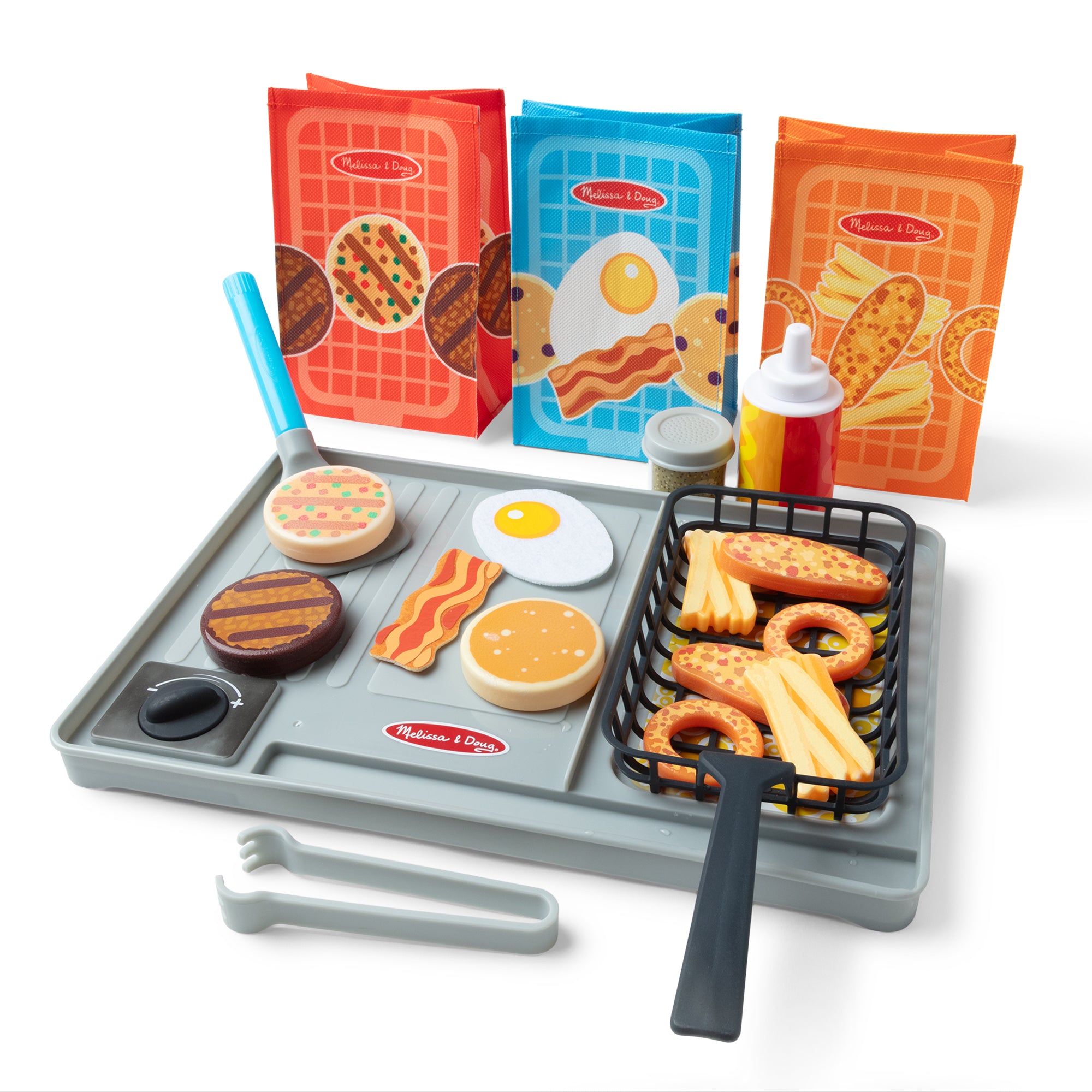 Melissa & Doug Flip & Fry Grill Play Set