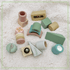 Wooden Activity Blocks 15pc - Interactive Sensory Blocks Ages 12m+