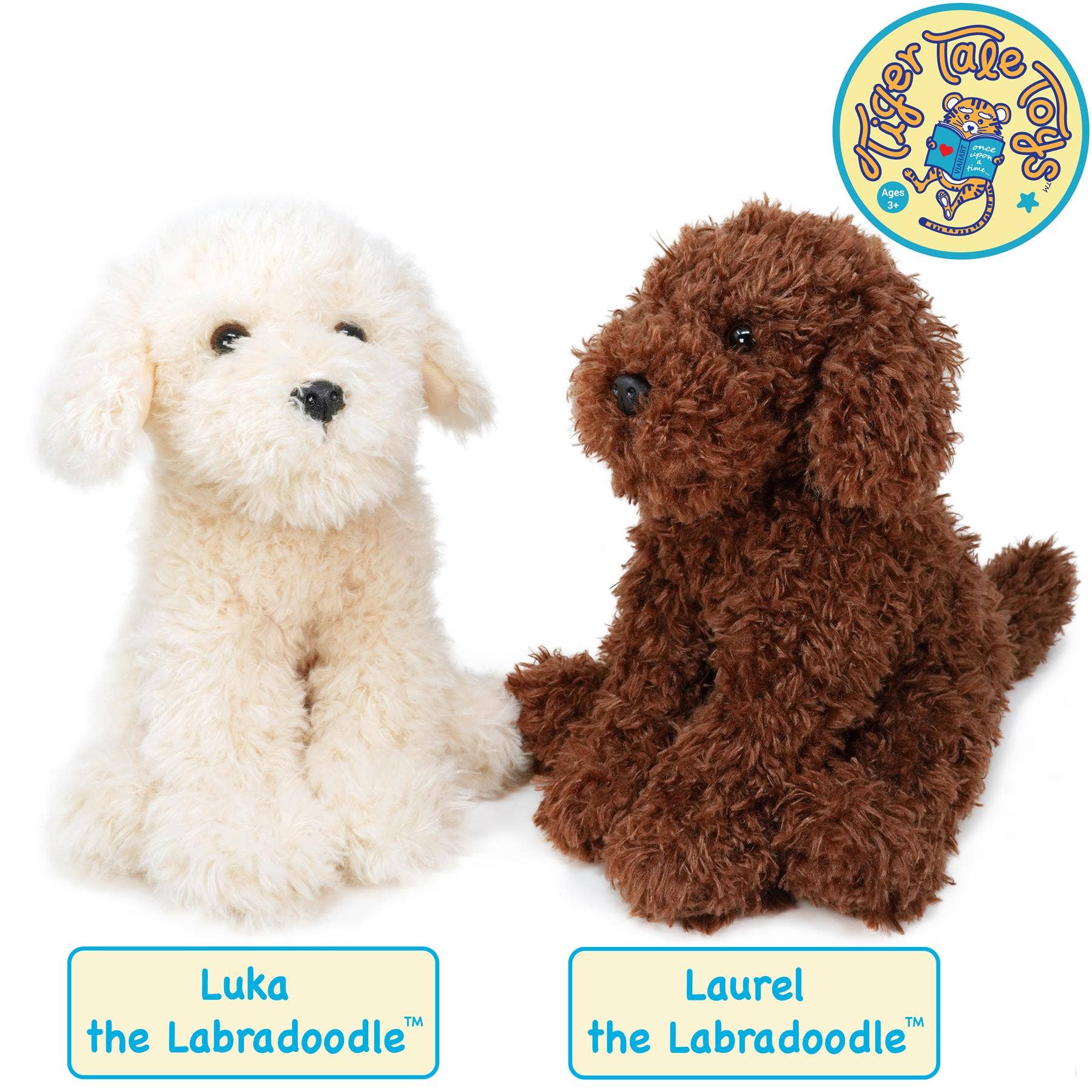 VIAHART Toy Co. - Luka The Labradoodle | 12 Inch Stuffed Animal Plush | By TigerHart Toys