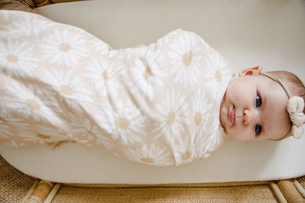 Cotton & Bamboo Swaddle - Fleur