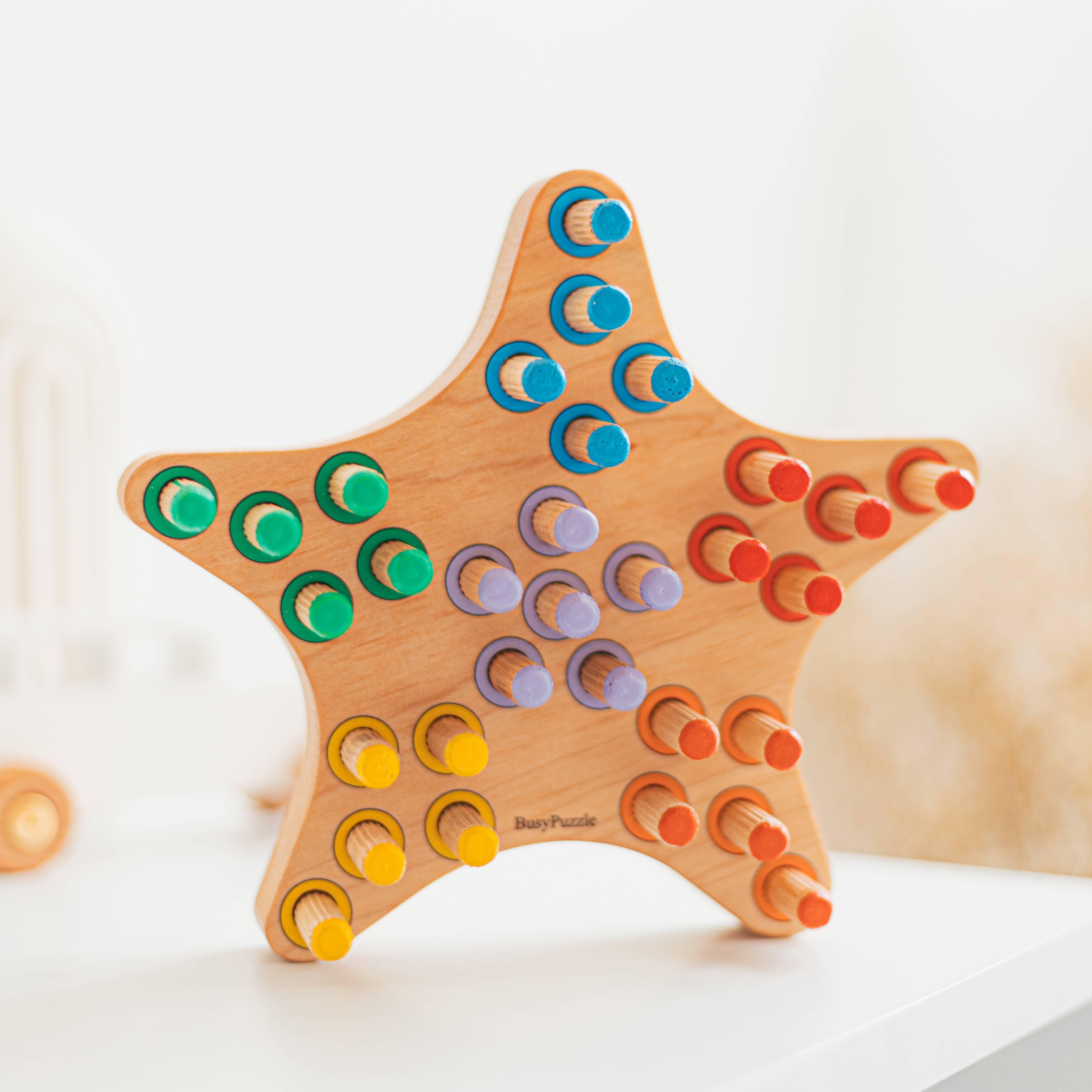 Busy Puzzle - Montessori Sorter Starfish