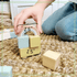 Wooden Building Blocks - 70pc Natural Wood Block Set Ages 2+