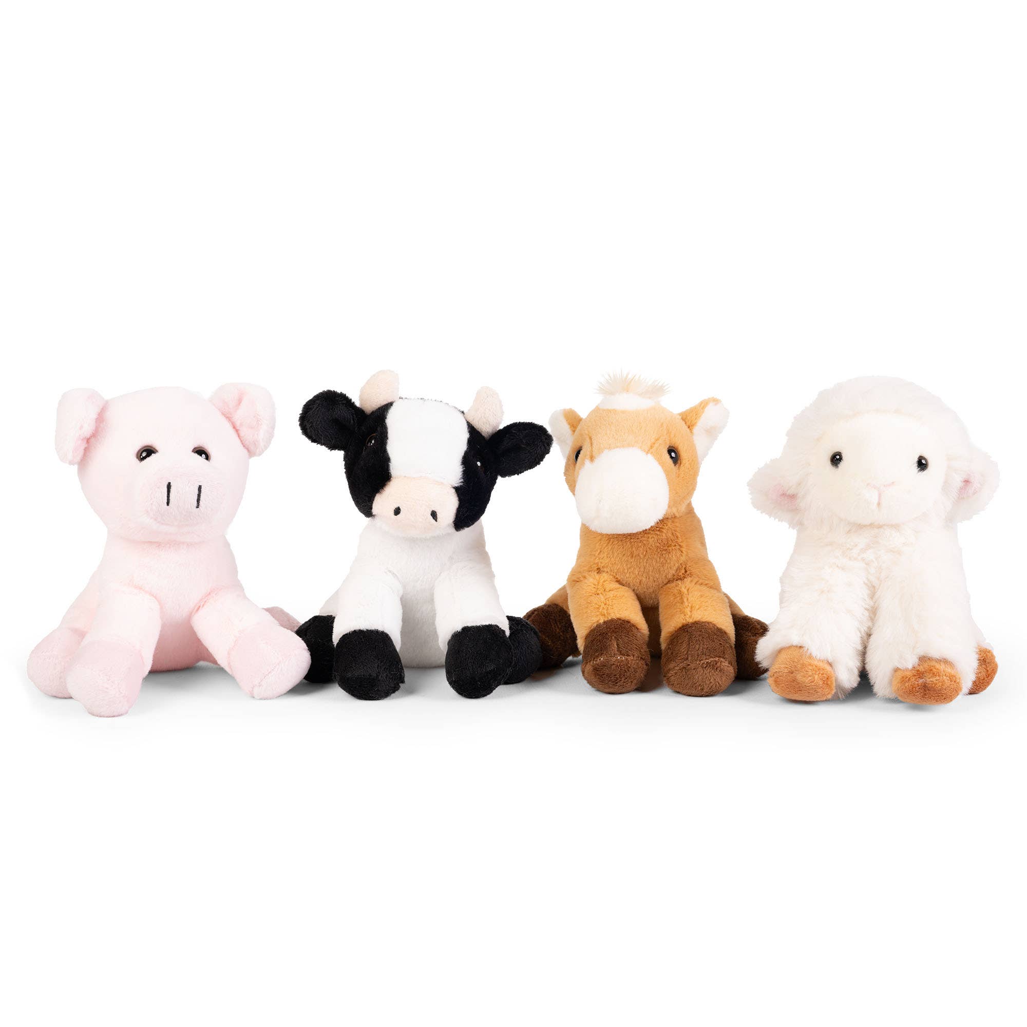 Little Living Nature Farm Animals Stuffed Animals- Assorted