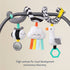Spiral Car Seat Activity Toy: High Contrast