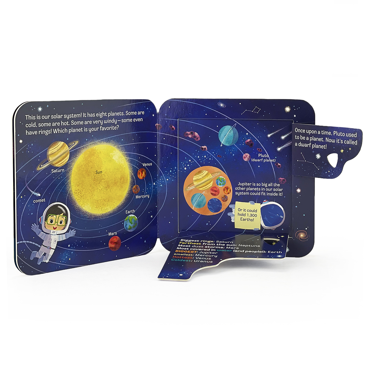 Cottage Door Press - Peek-a-Flap Space Interactive Novelty Board Book
