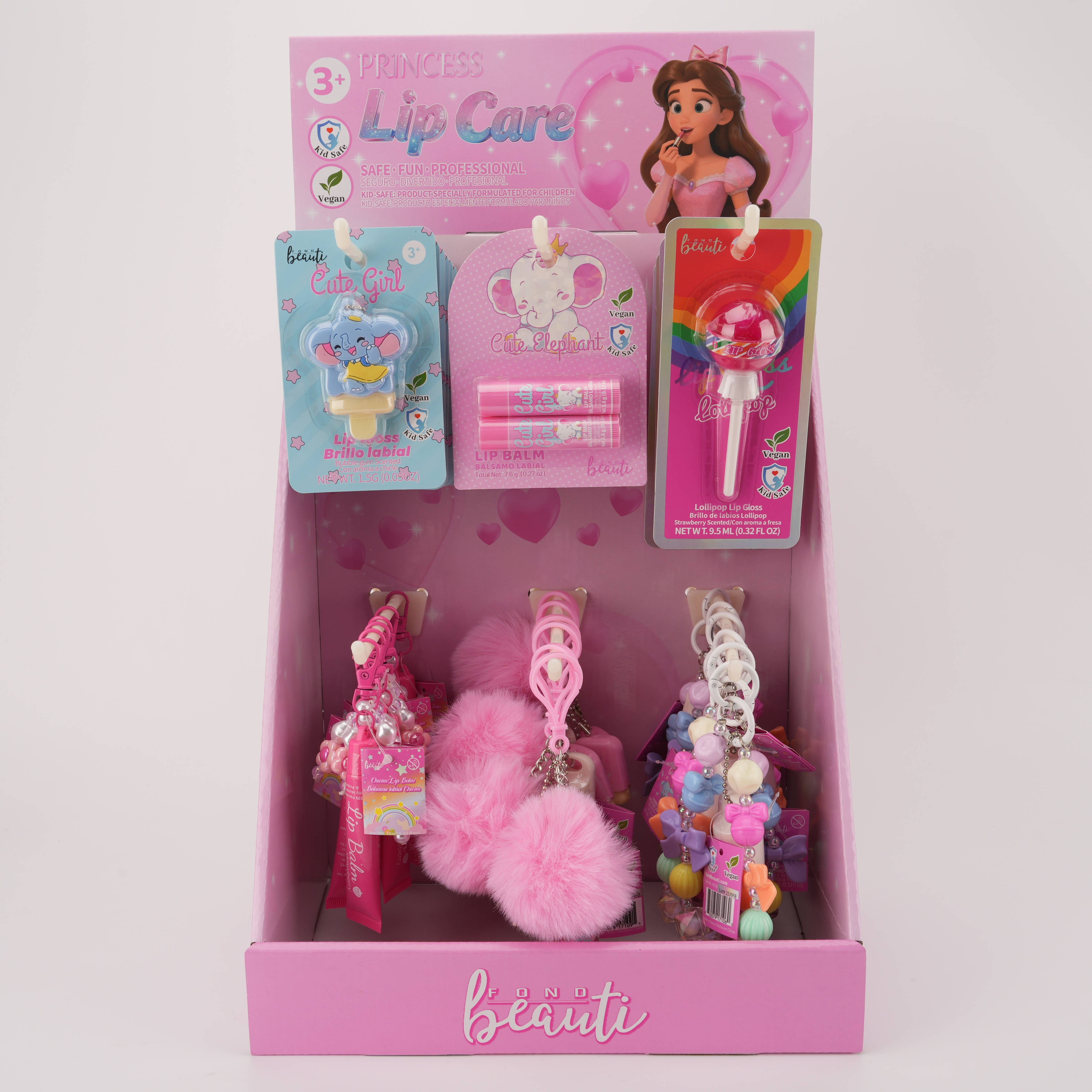 Charm Bracelet Lip Gloss --Kids Lip Care Bracelet