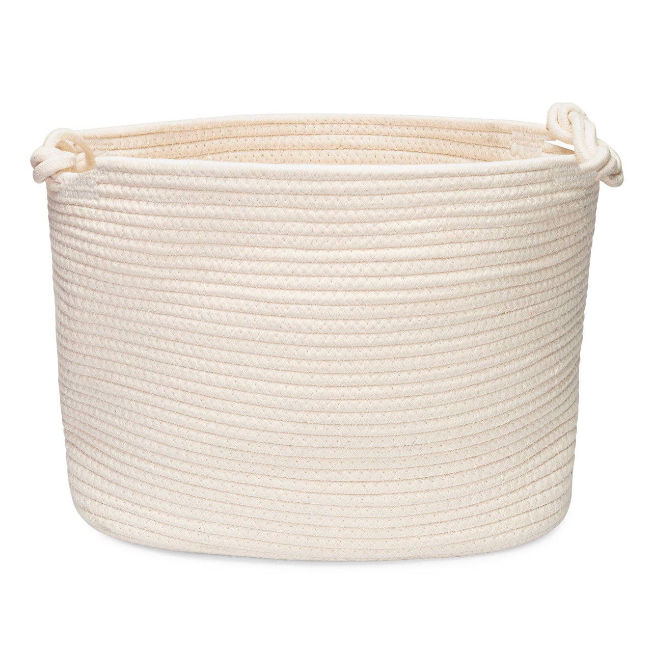 Rope Cube Storage Basket - White