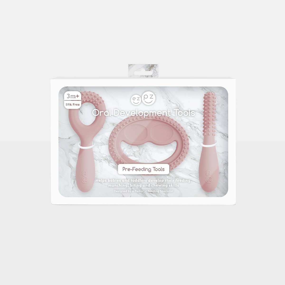 ezpz - Oral Development Tools (Baby / Toddler 3+ months): Blush