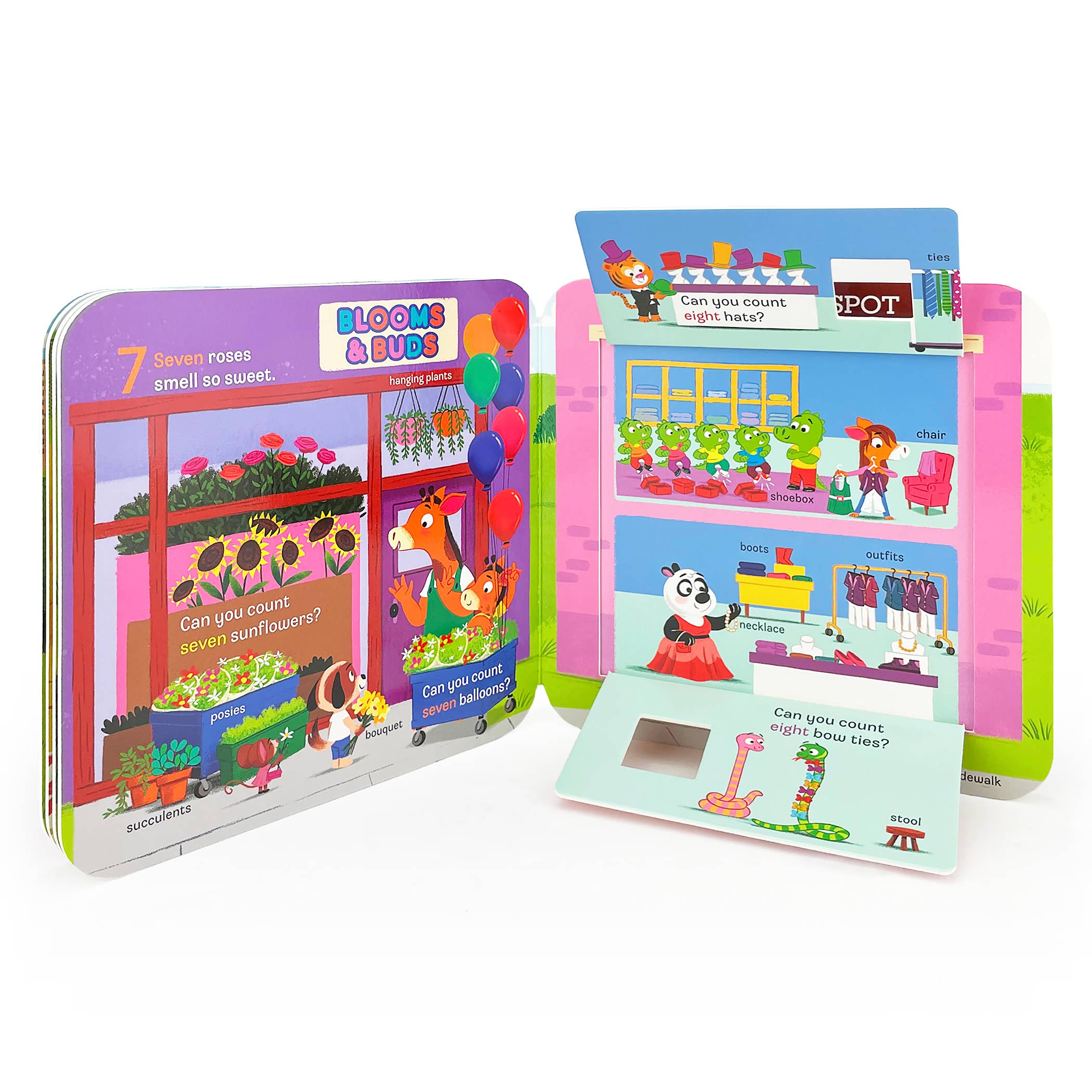Cottage Door Press - 1 2 3 Early Learning Counting Lift-a-Flap Board Book