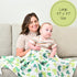 LollyBanks - Lucky Shamrock St. Patrick's Day Themed Baby Swaddle Blanket