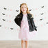 Glitter Bat Halloween Bow Clip Set - Hair Accessories - Kids