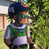 Roshambo Eyewear - Bright Green Sunglasses: Toddler (Ages 2-4) / Chrome Polarized Lens