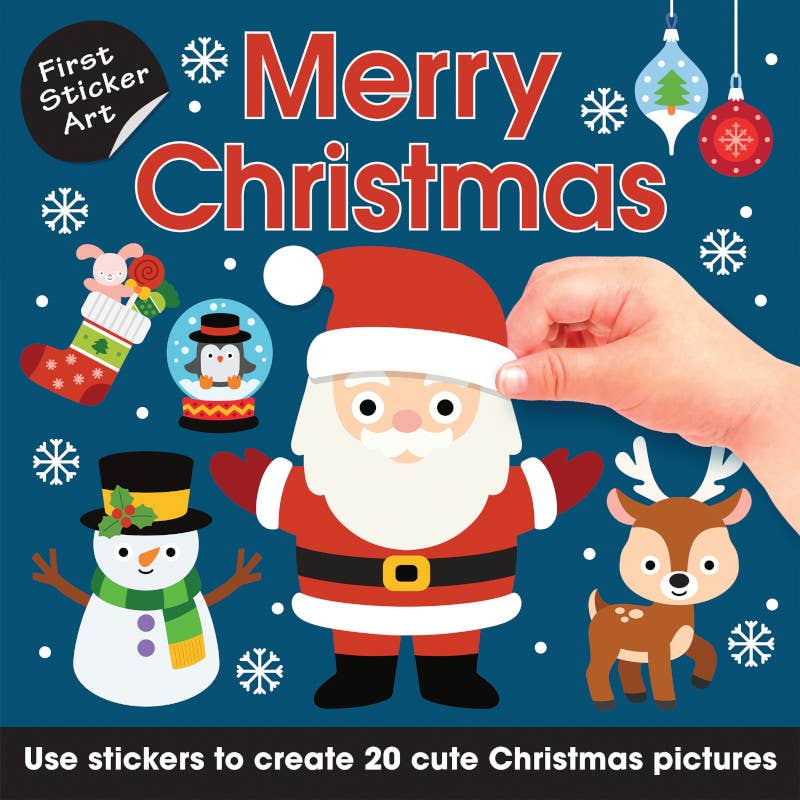 Sourcebooks - First Sticker Art: Merry Christmas