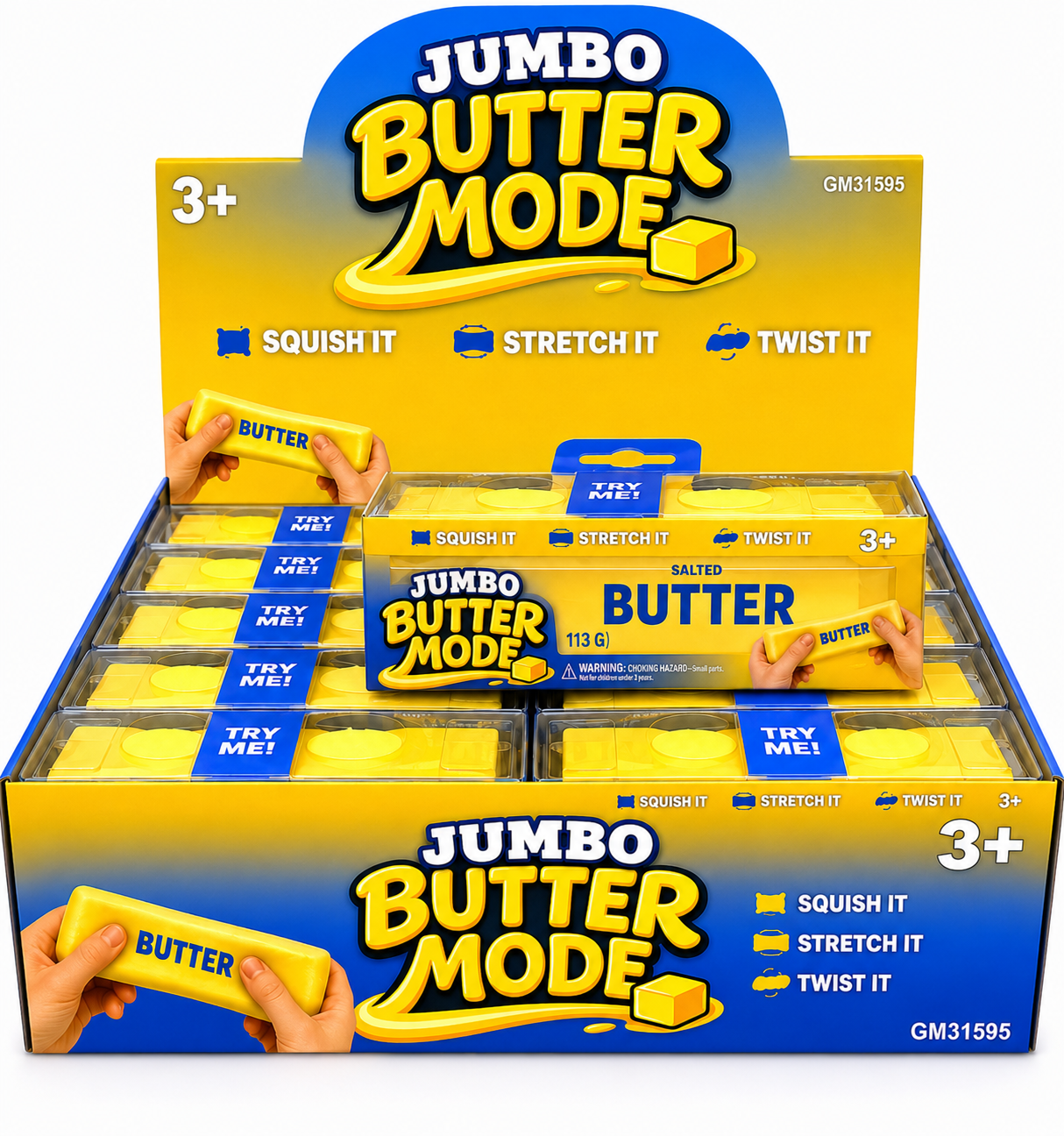 Jumbo Butter Mode Sensory Toys