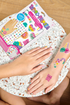 Tattoo Palooza Nail Stickers & Temporary Tattoo- Sweet Shop