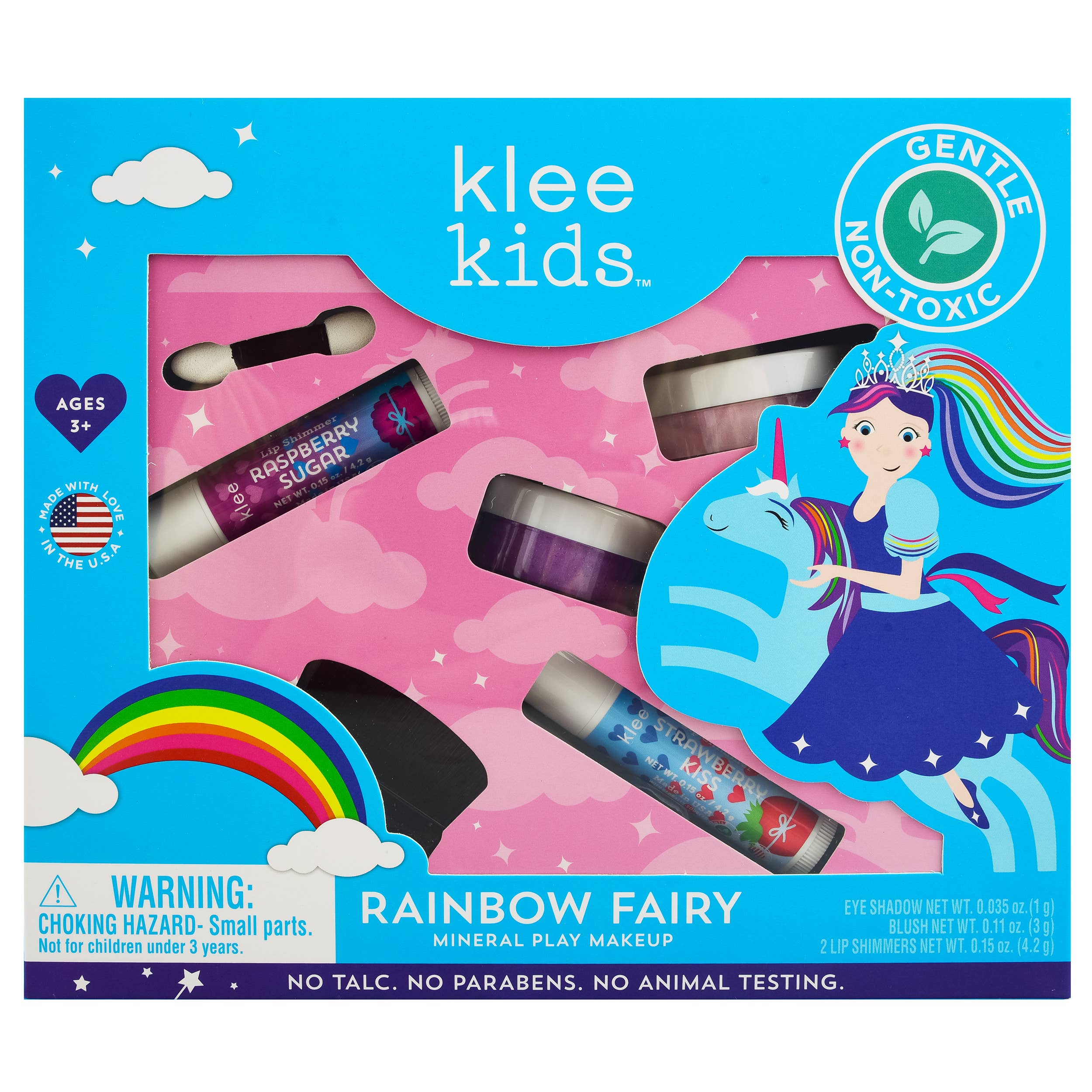 Klee Kids Natural Mineral Play Makeup Kit: Pom Pom Fairy