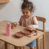 Zoe Sage - Silicone Water Bottle 450ml | Dusty Pink