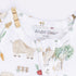 Angel Dear Cute Farm Animals Uni 2 Way Zipper Footie