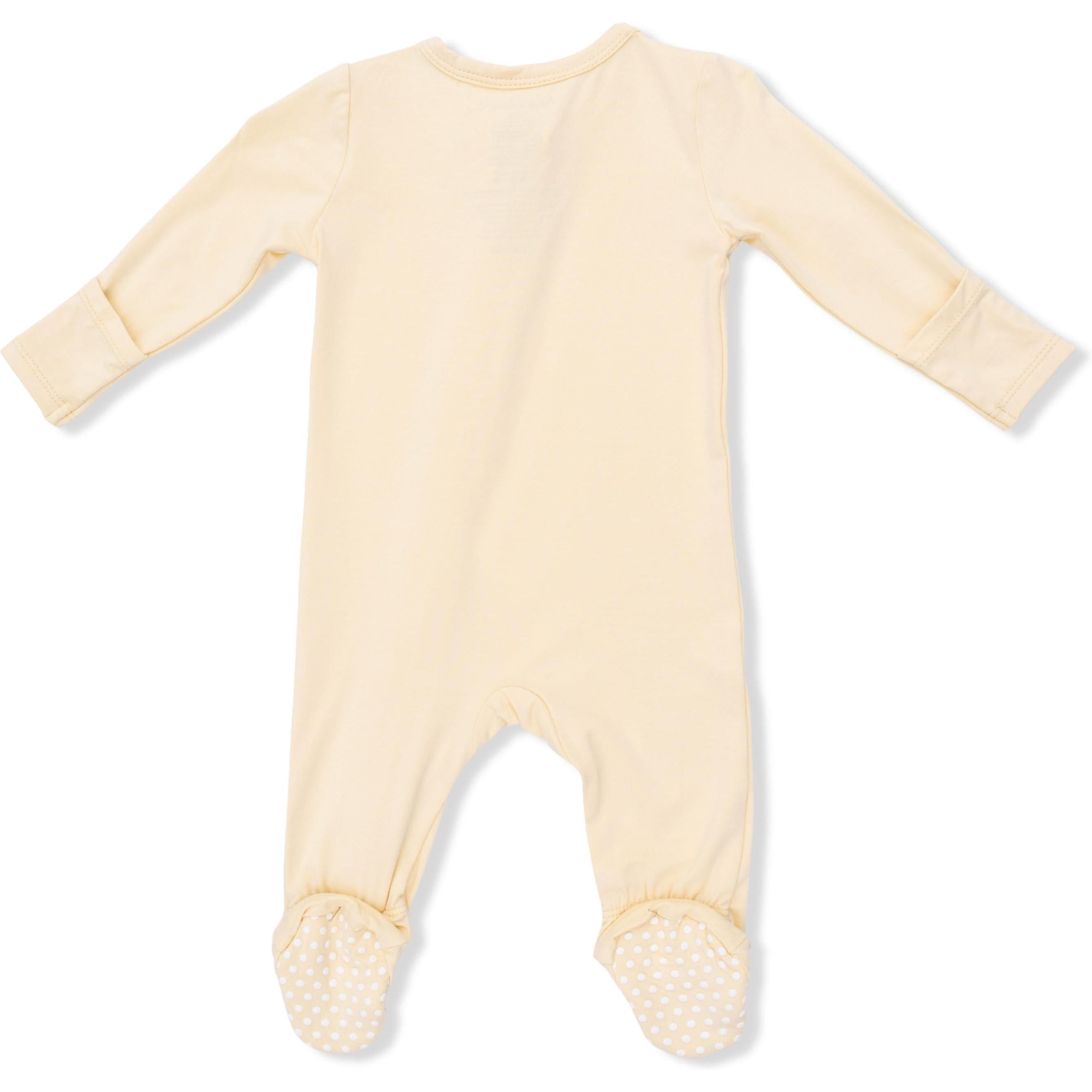 Angel Dear Solid Italian Straw 2 Way Zipper Footie