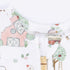 Angel Dear Cute Farm Animals Pink 2 Way Ruffle Back Zipper Footie